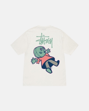 Natural Stussy Dollie Pigment Dyed Tee | SOIGWM169